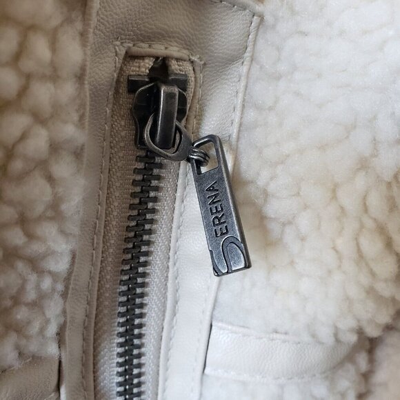 Serena Williams High Waist Faux Sherpa Full Zip Jacket Signature Statement 2XL - Picture 12 of 16